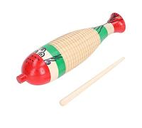 Yinhing Instrument de Percussion Guiro en Bois, Jouet Musical en Forme de Poisson, Outil Interactif d'éducation Précoce pour les Enfants, le Jeu et le Développement du Rythme