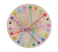 Yinhing Jeu de Démêlage de Corde pour Enfants Puzzle Interactif en Bois pour Le Développement des Compétences Pensée Logique Résolution de Problèmes et Capacités Cognitives Activité Familiale