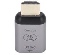 Yinhing JORINDO USB C vers Adaptateur 4K 60Hz Type C vers Convertisseur Vidéo avec Coque en Aluminium pour Ordinateur Portable, Tablette et Smartphone (#2)
