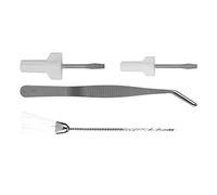 Yinhing Kit de Machine à Coudre 4 Pièces, Outils Essentiels pour un Entretien Efficace de la Machine à Coudre, Comprenant une Brosse, une Pince à épiler, un Dissolvant de Peluches et un Chiffon à