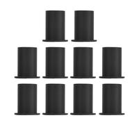 Yinhing Kit de Routage de Câbles 10 Pièces pour Câble en Silicone Premium, œillets Muraux pour Câbles Ethernet, Solution pour Utilisation Intérieure/extérieure (Black)