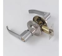 Yinhing Kit de Serrure de Poignée de Porte, Serrure en Alliage d'aluminium de qualité Supérieure avec Ensemble Complet Comprenant des Clés, Idéal pour une épaisseur de Porte de Salle de Bain et de