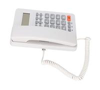 Yinhing KXT8204CID Téléphone Filaire avec Système d'identification de l'appelant Détection Automatique Grand écran LCD Batterie Fonctionnalité Semi-Mains pour Une Utilisation à la Maison et au