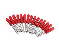 Yinhing Lames de Traceur à 45° pour Coupeur 15 Pièces Coupe en Carbure cémenté élevé avec Rouge pour Un Rangement Facile Diamètre d'arbre de 2 Mm Compatible avec Divers Traceurs