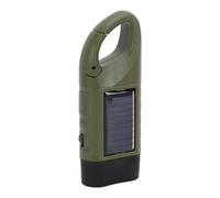 Yinhing Lampe de Poche Solaire à Manivelle Lampe D'urgence Portable | Alimentation électrique en matériau ABS, conception à boucle compacte, adaptée au camping, à la randonnée, aux kits