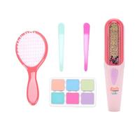 Yinhing Le Kit de Craie à Cheveux Temporaire pour Enfants avec Tampon de Pierres Précieuses pour Cheveux Est un Outil de Coiffure Qui Permet aux Filles D'appliquer Facilement des