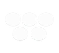 Yinhing Lentille de Montre Ronde Plate 37/38/39MM, 5 Pièces, Verre de Remplacement, Bords Chanfreinés, visibilité Claire, Plusieurs Tailles (38mm)
