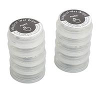 Yinhing Lingettes Humides Lingettes Humides de Voyage Compressées Portables 10 Pièces pour une Utilisation en Extérieur Individuelles pour les Mains Type de Presse Séparation Sèche et Humide