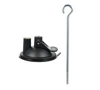 Yinhing Lot de 2 Ventouses de Fenêtre pour Mangeoires à Oiseaux, Carillons éoliens, Ventouses de 2,7" avec Mécanisme de Verrouillage Pouvant Contenir,3 Kg pour la Décoration des Plantes, (Paquet