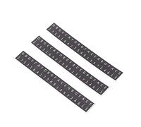 Yinhing Lot de 3 Autocollants pour Touches Kalimba avec 17 étiquettes de Notes de Musique pour Piano à Pouce, Décorations Colorées pour le Personnel, Identification Facile et Apprentissage Amusant