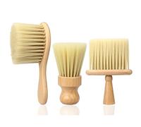 Yinhing Lot de 3 Brosses à Plumeau pour Barbier en Nylon Doux pour Couper les Cheveux et Nettoyer les Cheveux Lâches des Oreilles du décolleté Après la Coupe de pour un Usage