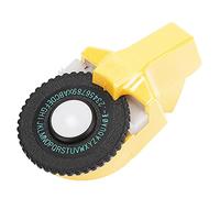 Yinhing Machine à Ruban Manuelle pour Projets Décoratifs, Ruban de Gaufrage 3D ABS coloré, Largeur 9 Mm, pour Manuels, Scrapbooking, Journalisation et Arts, Design Jaune Vif (YELLOW)