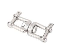 Yinhing Manille à Double extrémité en Acier Inoxydable Connecteur en Forme de 8 Dispositif Marin de Service pour Navires Bateaux Yachts Capacité de Charge élevée de 8 Mm de 300 Kg / 661,38 LB pour