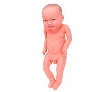 Yinhing Mannequin pour bébé, Poupée D'entraînement pour Nouveau-né, Simulation Réaliste de bébé, Modèle Nouveau-né, Tête et Articulation Rotatives de 50 Cm avec Plastique Souple, (Garçon)