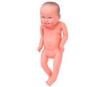 Yinhing Mannequin pour bébé, Poupée D'entraînement pour Nouveau-né, Simulation Réaliste de bébé, Modèle Nouveau-né, Tête et Articulation Rotatives de 50 Cm avec Plastique Souple, (Fille)