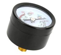 Yinhing Manomètre Y40, Instrument à Coque en Fer avec Cadran Facile à Lire pour une Mesure Précise de la Pression, Compatible avec les Compresseurs à Piston à Vis