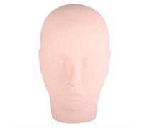 Yinhing Maquillage en Silicone Souple Micro Blading Cils Greffage Pratique Mannequin Tête de Formation Étudiants en beauté Professionnelle Double Pli Paupière Modèle de Formation 3D