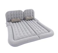Yinhing Matelas de Voyage Gonflable Multifonctionnel de 2 Po avec Coussin de Couchage Doux floqué en PVC pour Les Aventures en Voiture et en SUV Solution de Confort Portable de Couleur Grise (Grey)