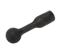 Yinhing Mèches de Perçage pour Meuleuse d'angle, Lime Sphérique de 30mm, Sculpture sur Bois, Polissage, Acier allié, Enlèvement Rapide des Stocks pour le Bois et le Métal (30mm)