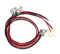 Yinhing Micro Piézo-électrique 6.35mm avec Contrôle du Volume, pour Guitares, Ukulélés, Mandolines et Banjos, Installation Facile, Son de Haute qualité