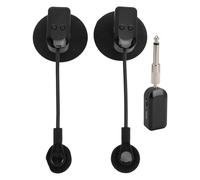 Yinhing Micros pour Violon Violon Microph Système de Microphone pour Saxophone Violoncelle Accordéon Guzheng Comprend des Piles Intégrées pour Le Récepteur de Microphone Rotation à 360 ° pour des