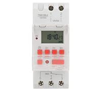 Yinhing Minuterie Hebdomadaire 12V DC 30A, avec Commande LCD et Fonction de Compte à Rebours, Minuterie Programmable pour Usage Industriel Domestique