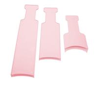 Yinhing Modèle de Mise en Forme de Barbe 3 Pièces pour Hommes, Outil de Coiffure pour Moustache et Favoris, Permet d'obtenir des Lignes de Mâchoire, de Joue et de Cou avec facilité pour (PINK)