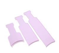 Yinhing Modèle de Mise en Forme de Barbe 3 Pièces pour Hommes, Outil de Coiffure pour Moustache et Favoris, Permet d'obtenir des Lignes de Mâchoire, de Joue et de Cou avec facilité pour (PURPLE)