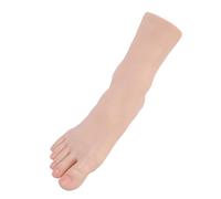 Yinhing Modèle de Pied en Silicone, Pied de Mannequin de Positionnement D'articulation Flexible au Toucher Doux pour L'art des Ongles, Affichage de Bijoux, Photographie, Formation de (Pied droit)