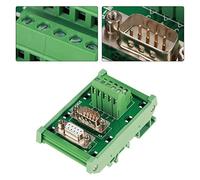 Yinhing Module d'interface à Montage sur Rail DIN DB9 Carte de Connecteur Mâle/Femelle de Haute qualité avec Construction de Bornier à Vis pour la Transmission