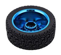 Yinhing Moteur à Engrenages Encodeur avec Support de Montage Kit de Roue de 65 Mm pour Robot de Voiture Contrôle à Haut et Faible Bruit Idéal pour les Projets de Robotique et les Amateurs de