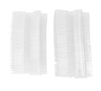Yinhing Moules à Clapet en Cire, Plateau en Plastique Vide Transparent pour la Fabrication de Bougies, Artisanat pour Tartes et Projets de Cire de la Saint-valentin, 100 Paquets (En forme de coeur)