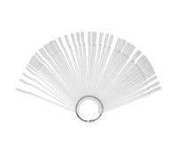 Yinhing Nail Art Fan Wheel Polish Practice Tip Sticks Ensembles de Décoration de Conception D'affichage en Plastique de Haute qualité pour les Amateurs de Nail Art à Usage Professionnel