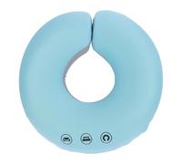 Yinhing Oreiller Face vers le Bas, Coussin de Visage Ergonomique en Mousse à Mémoire de Forme, Doux et Confortable, avec Grande Voûte Ventilée, pour la Relaxation du Visage, le Massage (BLUE)