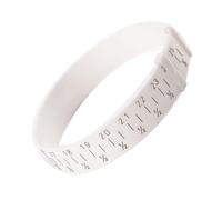 Yinhing Outil de Mesure de Jauge de Bracelet en Plastique pour Mesurer la Taille du Poignet 15 à 25 Cm Solution de Dimensionnement Précise des Bijoux pour les Amateurs de Mode et les Artisans