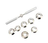 Yinhing Ouvreur et Fermeur de Boîtier de Montre 5539 Kit d'outils de Retrait de Boîtier de Montre Professionnel avec 7 Matrices pour Horlogers et Passionnés