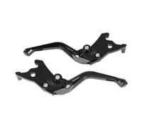 Yinhing Paire de Poignées de Levier de Frein en Alliage d'aluminium CNC pour XMAX 300 2023 2024, Accessoire de Moto argenté Très Léger et élégant pour le Confort et le Contrôle (BLACK)