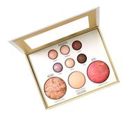 Yinhing Palette de Maquillage Multifonctionnelle, Fard à Paupières, Blush, Surligneur, éclaircissant de Contour Tout-en-un, Texture Soyeuse pour un Mélange Effort, avec des Composants (1PC)