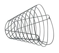 Yinhing Panier de Rangement en Métal, Conteneur Portable de Grande capacité avec Poignée Pliable pour Cours de Conduite, Pratique dans Le Jardin (Grand 24 Pouces)
