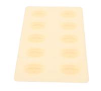 Yinhing Peau de Pratique des Lèvres 3D 3 Feuilles 30 Formes de Lèvres en Silicone Souple Léger Facile à Nettoyer avec Application de Couleurs Vives pour la Pratique du Maquillage des