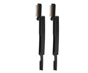 Yinhing Peigne à Sourcils, Peigne à Cils avec Dents Métalliques 2 Pcs Séparateur de à Coups d'œil Double Face à Double Face pour le Maquillage