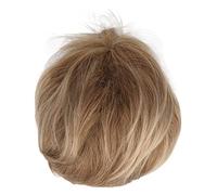 Yinhing Perruque de Cheveux Synthétiques Courts, Coupe Blonde, Bonnet Réglable, Convient à la Plupart des Femmes, Cheveux Synthétiques Légers, Respirants et Thermiques pour Cospla