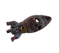 Yinhing Petite Décoration d'ogive Nucléaire avec Un Graffiti Unique et Une Superbe Décoration de Bombe Nucléaire pour Les Fêtes à Thème d'halloween et la de la Maison. (1)