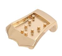 Yinhing Pièce de Rechange pour Cordier de Mandoline à 8 Cordes, Accessoires de Cordier à Pont Métallique pour un Volume amélioré, Conception en Bronze (GOLD)