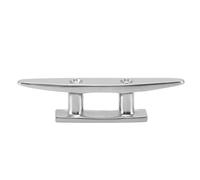 Yinhing Pièces de Rechange d'attache de Corde de qualité Marine de Taquet de Quai de Bateau à Dessus Plat Bas en Acier Inoxydable 125 Mm/5 Pouces pour Une durabilité Améliorée et Une Fixation (100