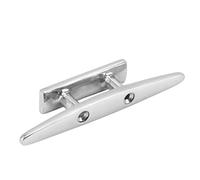 Yinhing Pièces de Rechange d'attache de Corde de qualité Marine de Taquet de Quai de Bateau à Dessus Plat Bas en Acier Inoxydable 125 Mm/5 Pouces pour Une durabilité Améliorée et Une Fixation