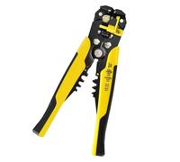 Yinhing Pince à Dénuder Automatique de Câble de 8 Pouces, Outil de Sertissage Professionnel pour Bornes Isolées/non Isolées, Construction en Acier avec Poignée Ergonomique (YELLOW)