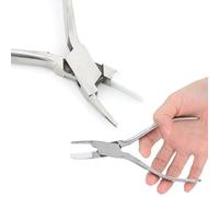 Yinhing Pince de Réglage de Monture de Lunettes Optiques en Acier Inoxydable, Outil Professionnel de Réparation de Lunettes pour L'ajustement et la Réparation de, Matériau en