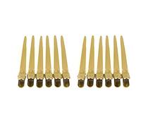 Yinhing Pinces à Cheveux de Haute qualité, 12 Pièces, épingles de Section en Acier pour Salon de Coiffure, Maintien Polyvalent et sécurisé des Cheveux (GOLD)