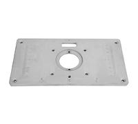 Yinhing Plaque d'insertion de Table de Routeur de Travail du Bois en Aluminium Robuste de 235Mm X 120Mm X 8Mm avec pour les Projets de Bricolage et l'artisanat Stylo de Soudage par Points,